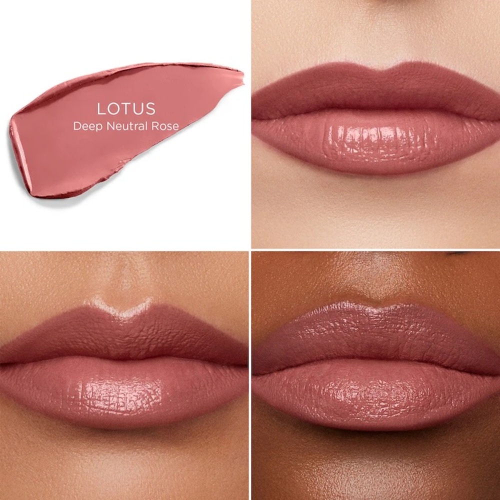 🆕 HOURGLASS Unlocked Satin Crème Lipstick in 314 Lotus (deep neutral rose) NIB - Picture 2 of 9